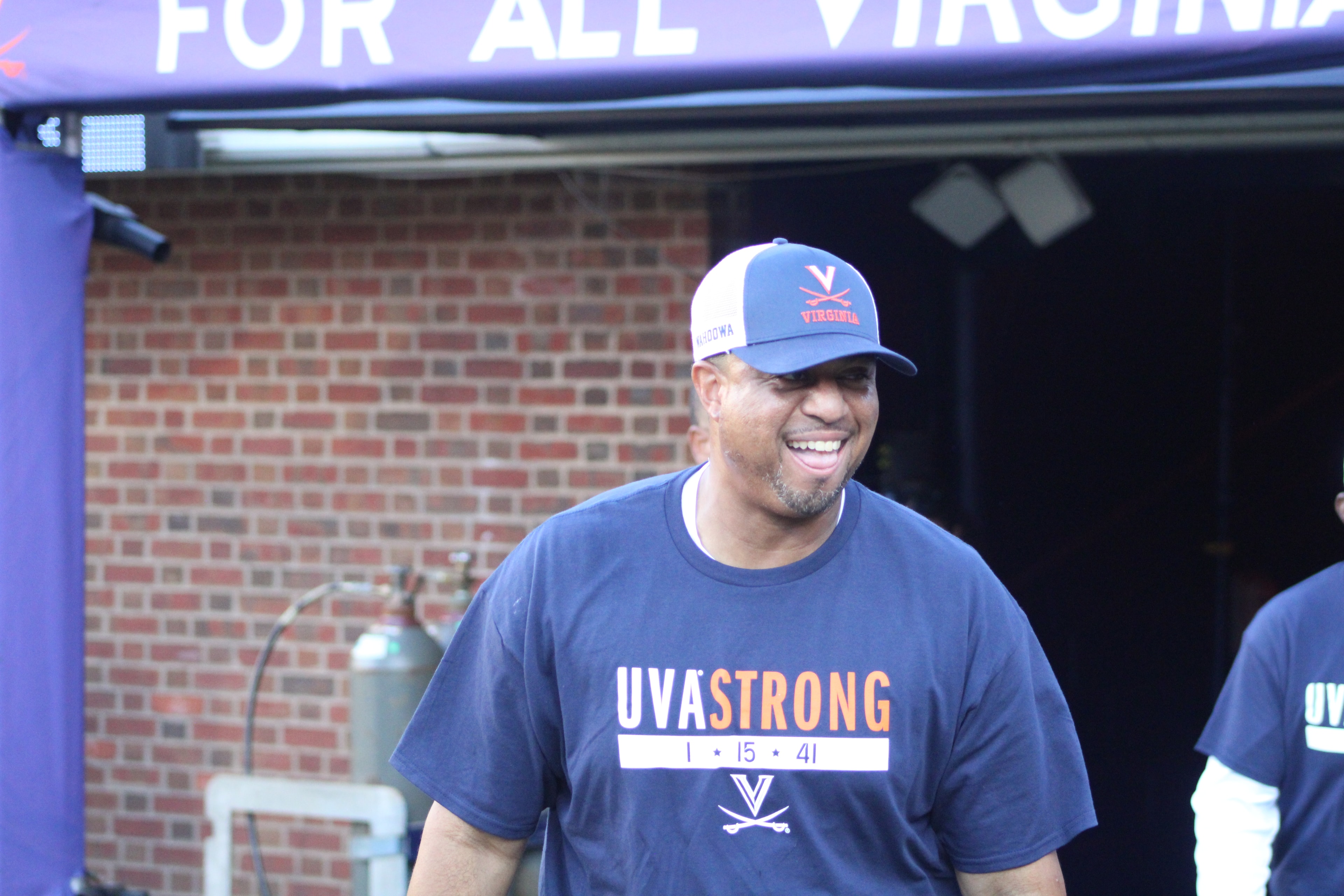 Fans at Virginia vs Delaware game day
