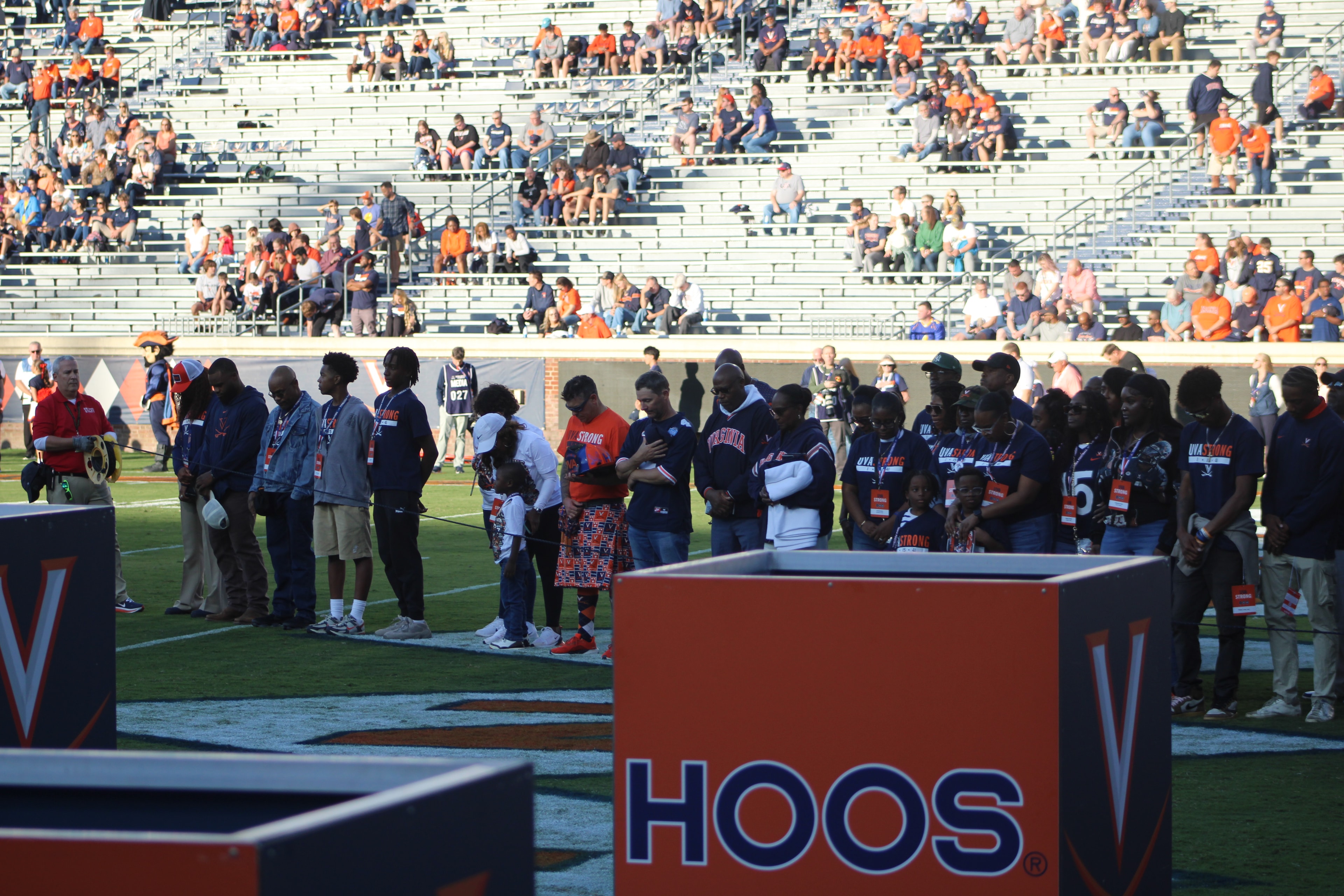 Fans at Virginia vs Delaware game day