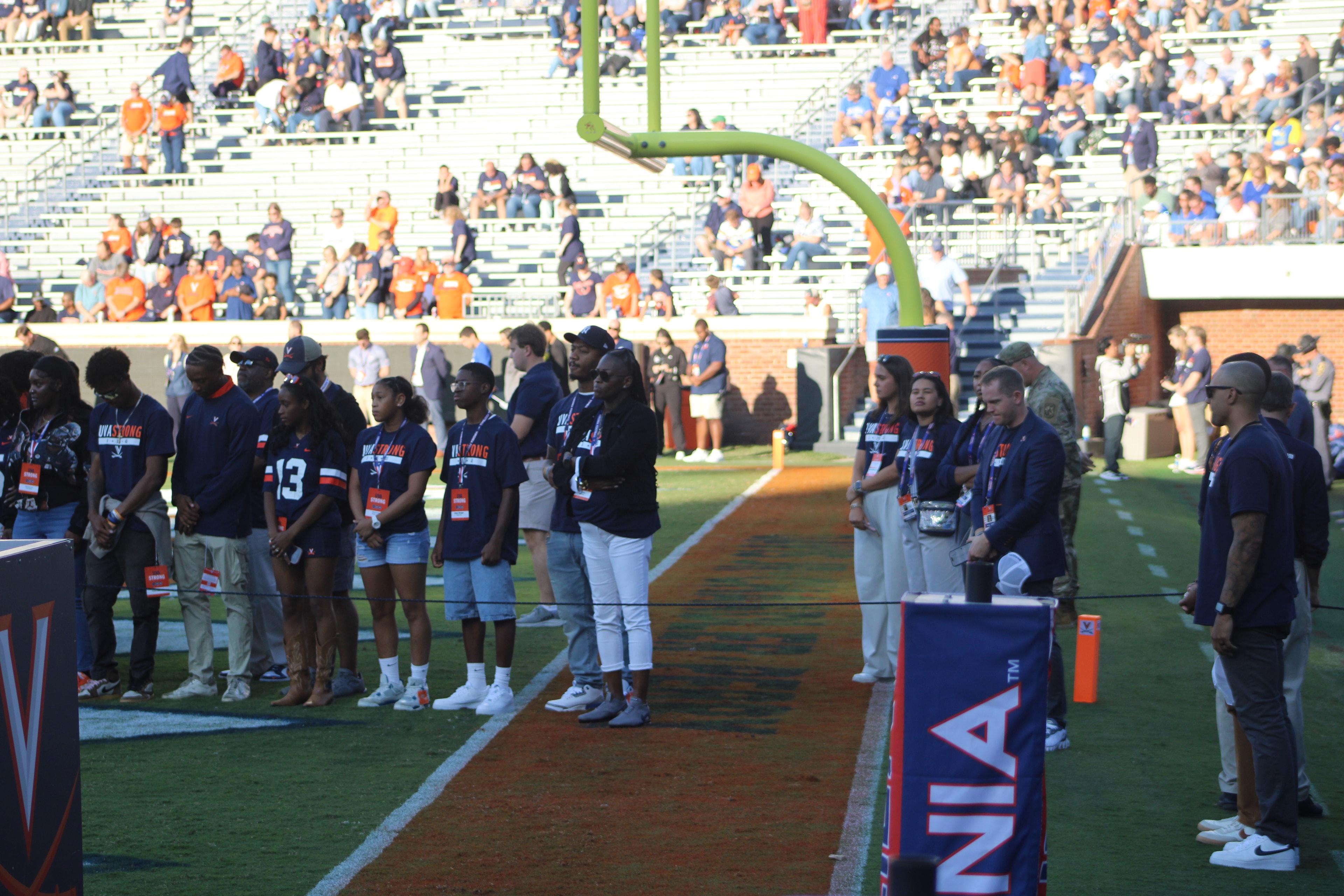 Fans at Virginia vs Delaware game day