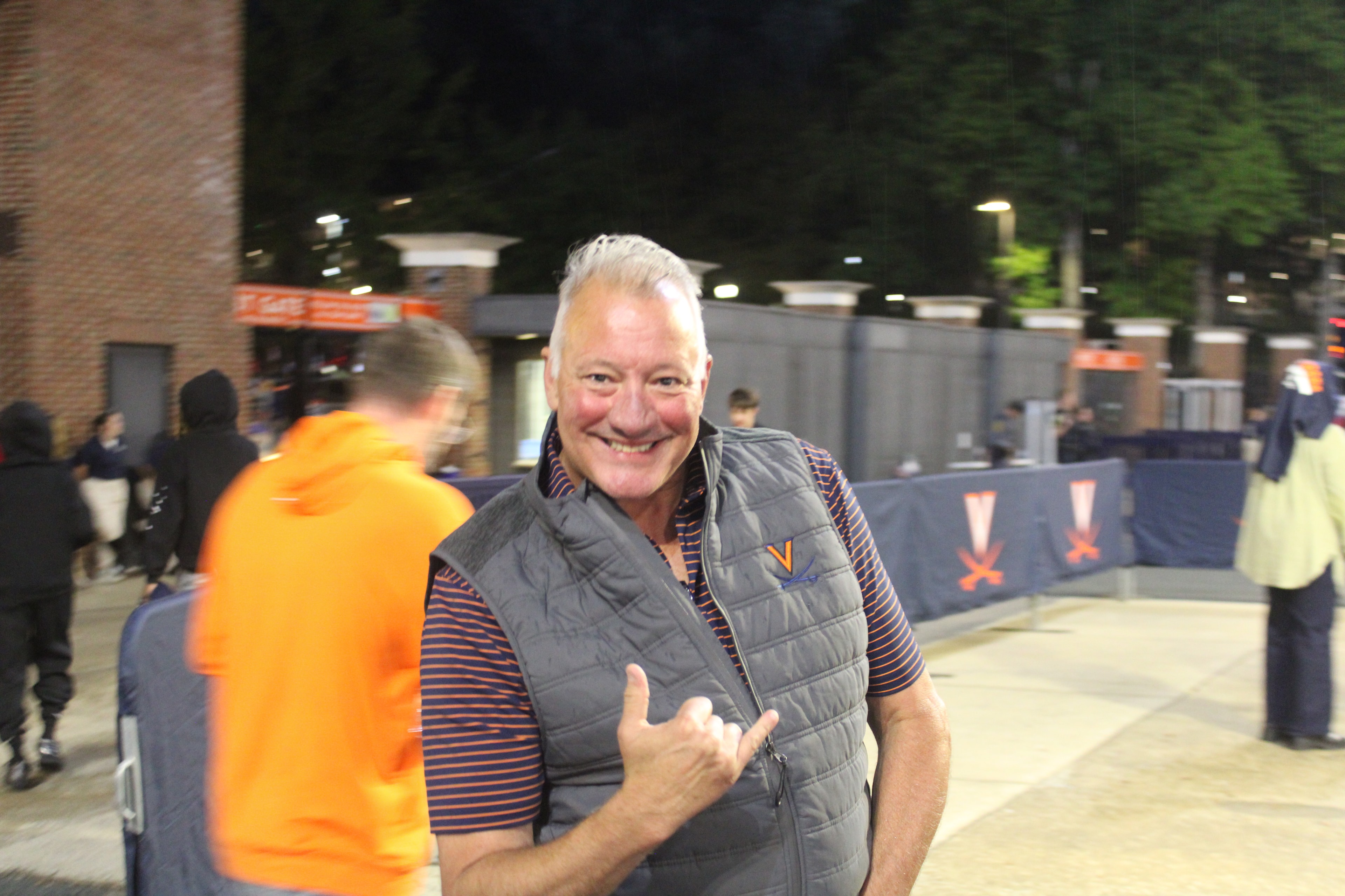 Fans at Virginia vs Delaware game day