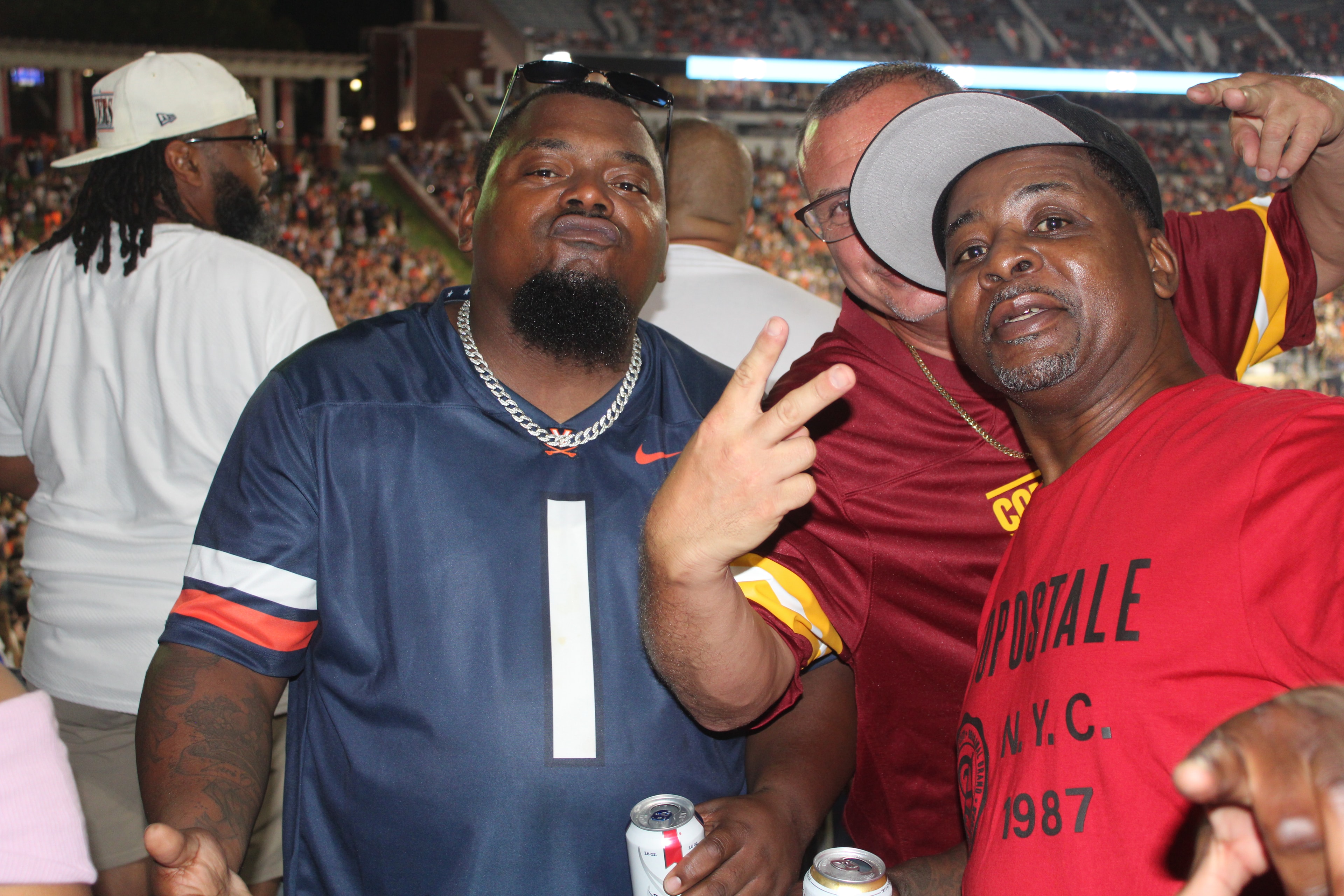 Fans at Virginia vs Norfolk State game day