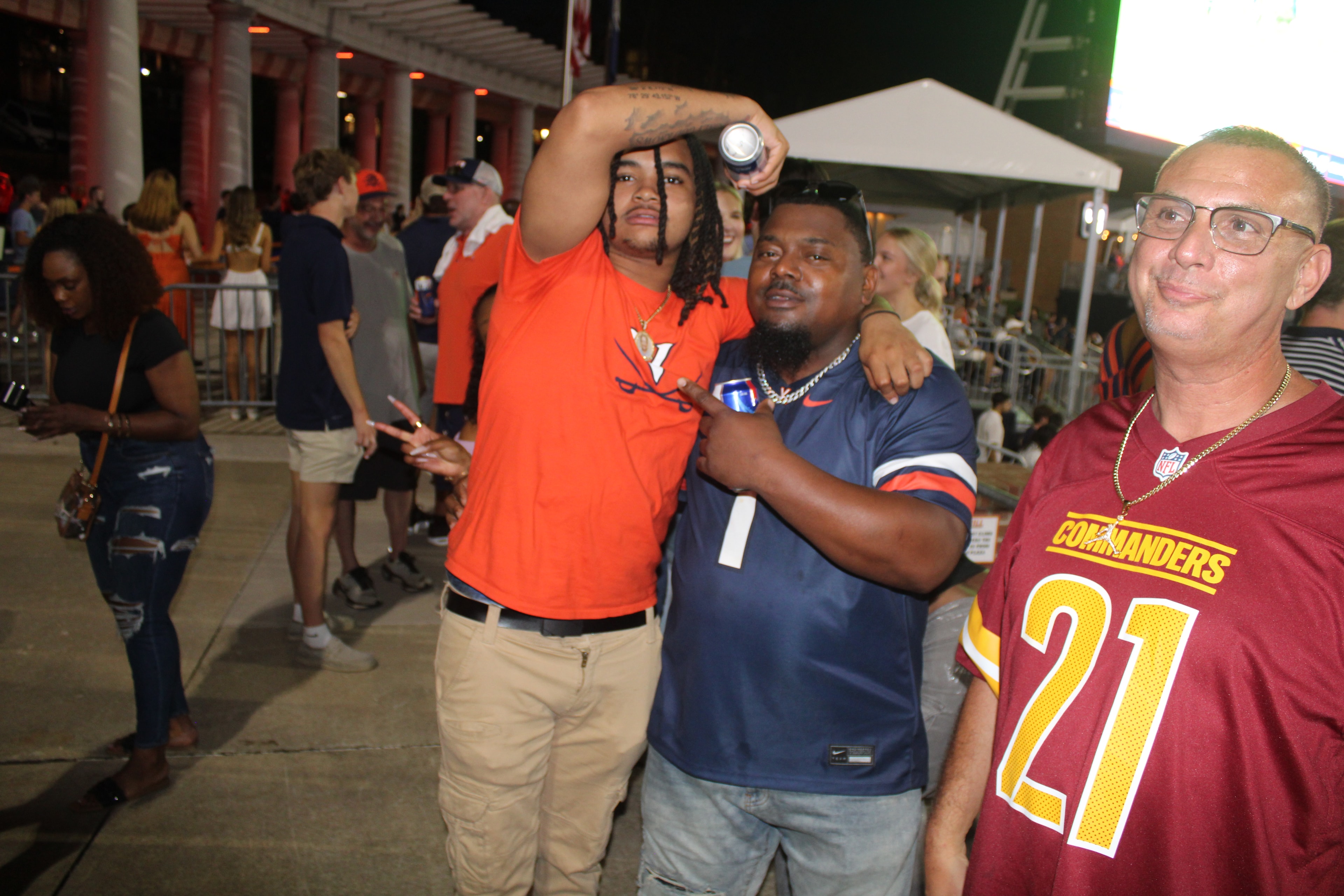 Fans at Virginia vs Norfolk State game day