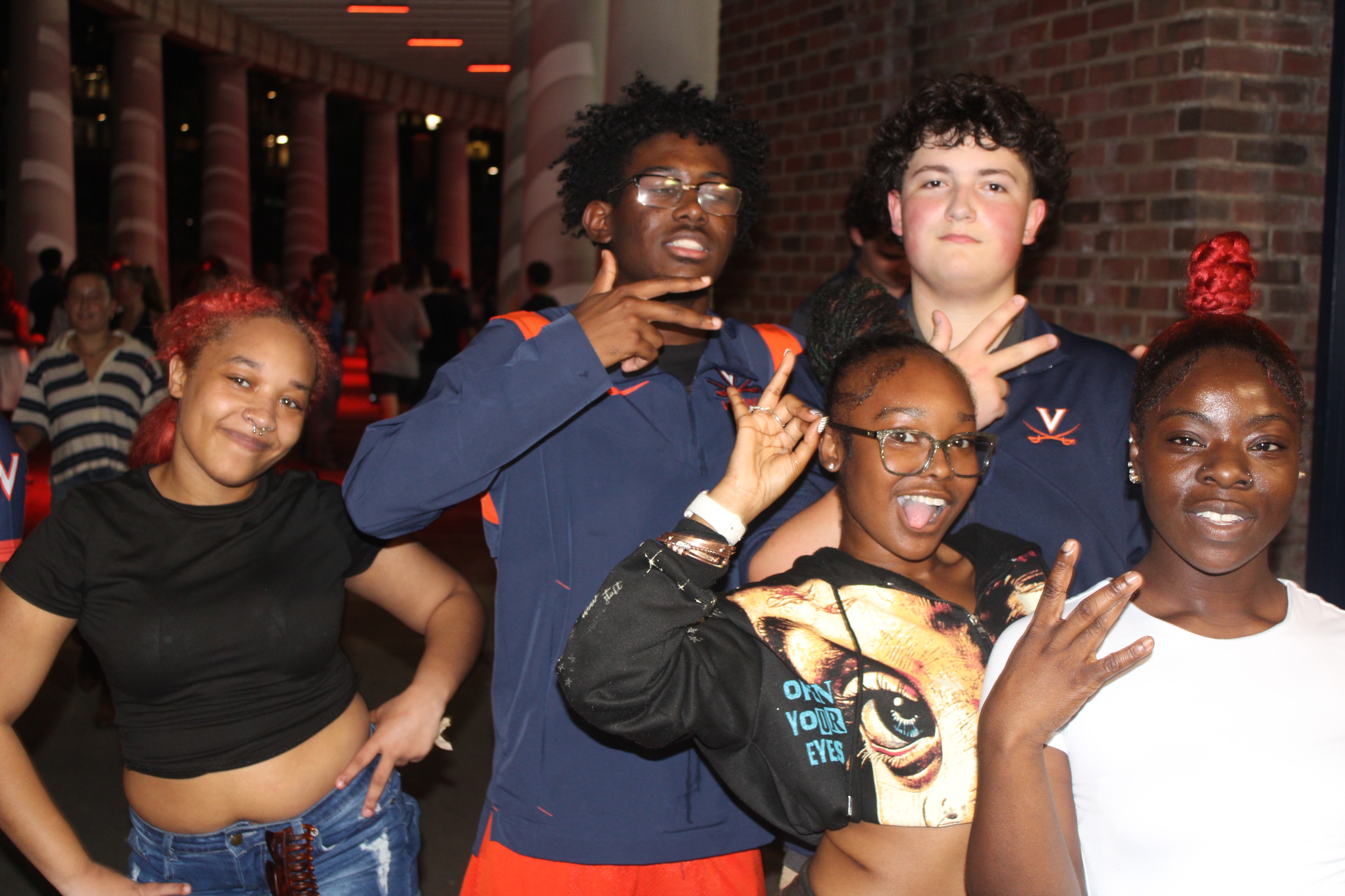 Fans at Virginia vs Norfolk State game day