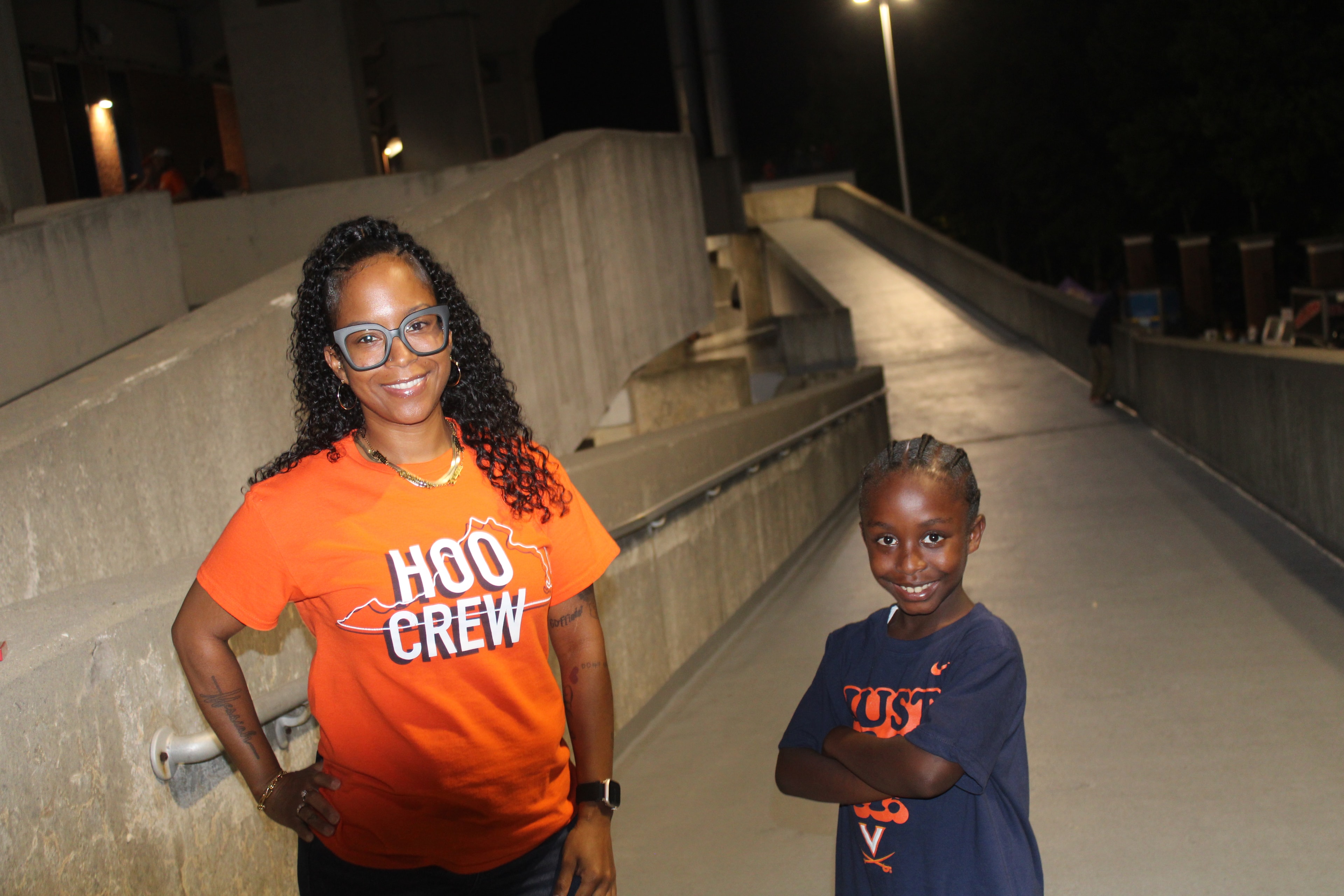 Fans at Virginia vs Norfolk State game day