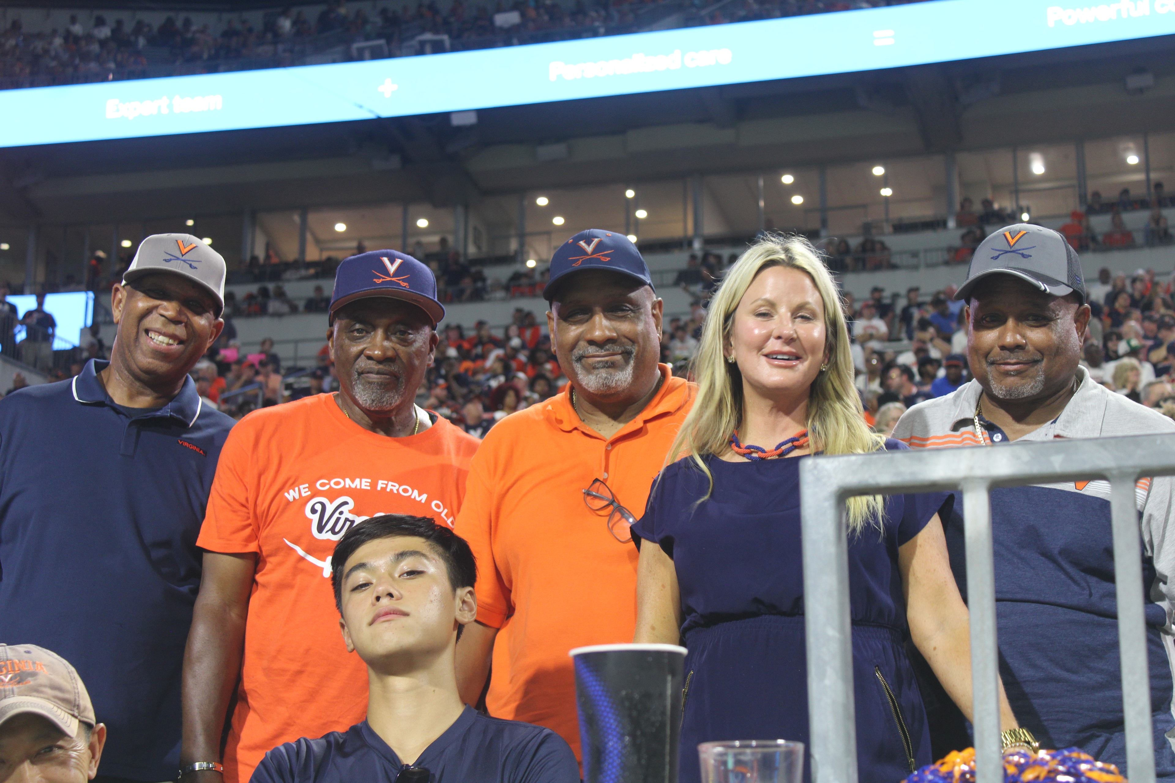 Fans at Virginia vs Norfolk State game day