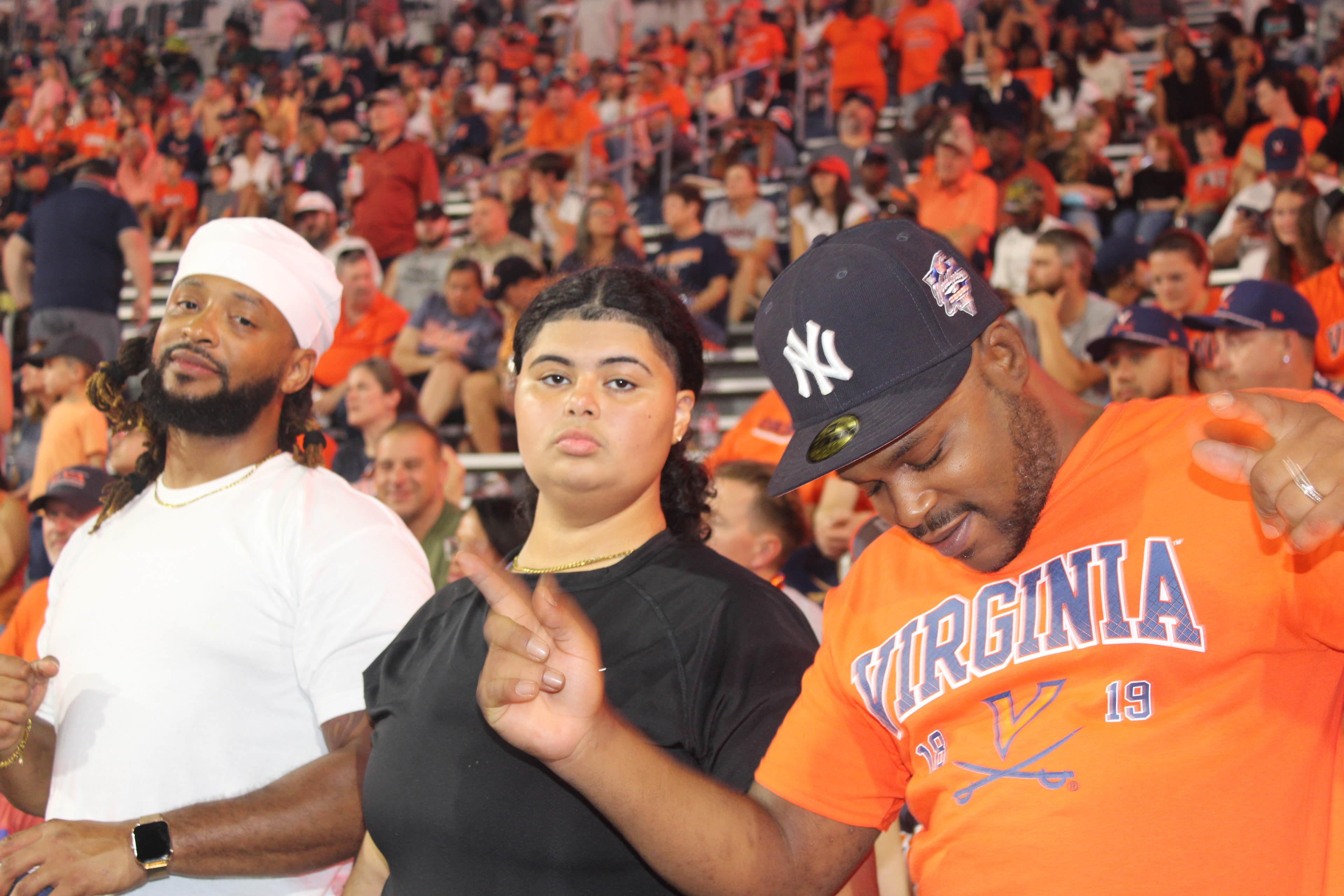 Fans at Virginia vs Norfolk State game day