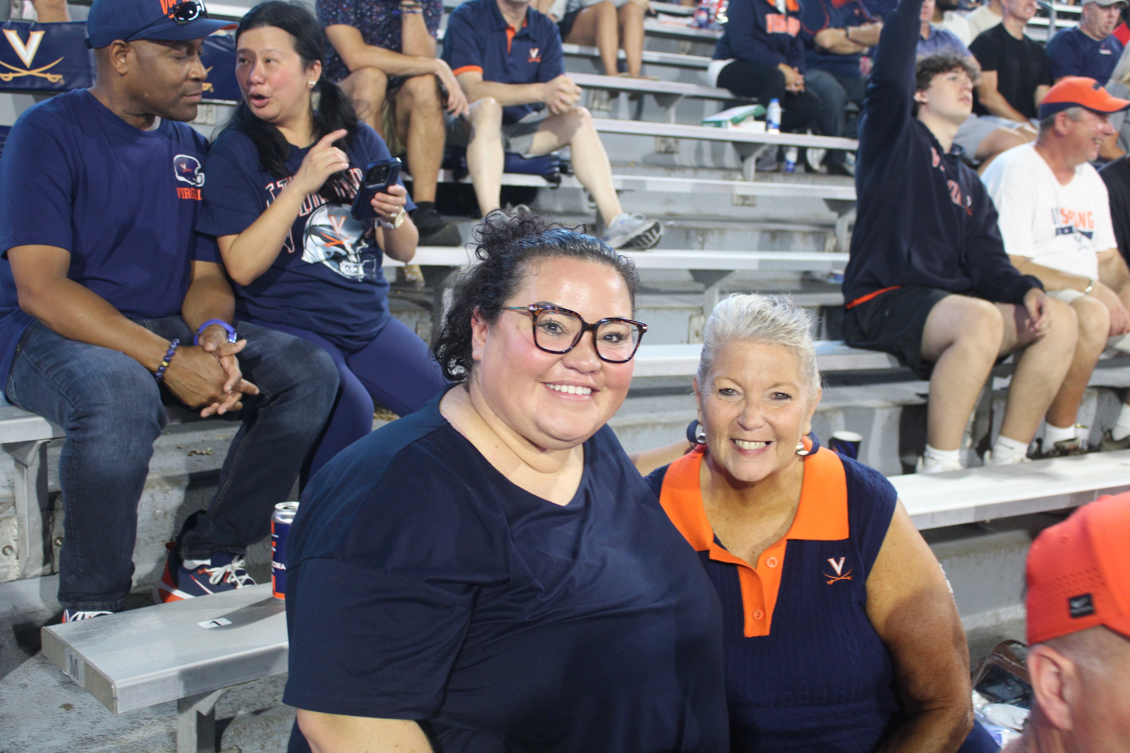 Fans at Virginia vs Norfolk State game day