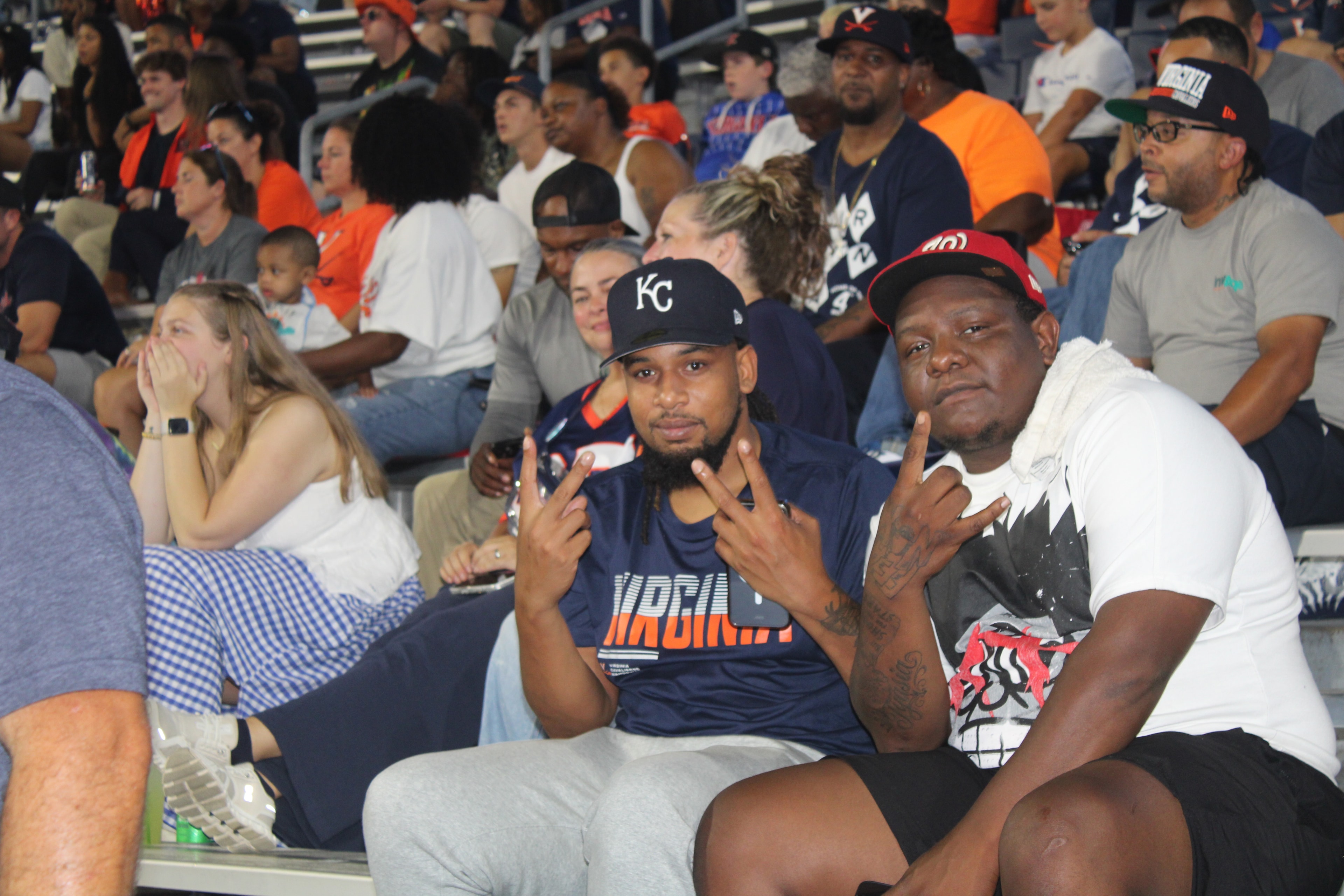 Fans at Virginia vs Norfolk State game day