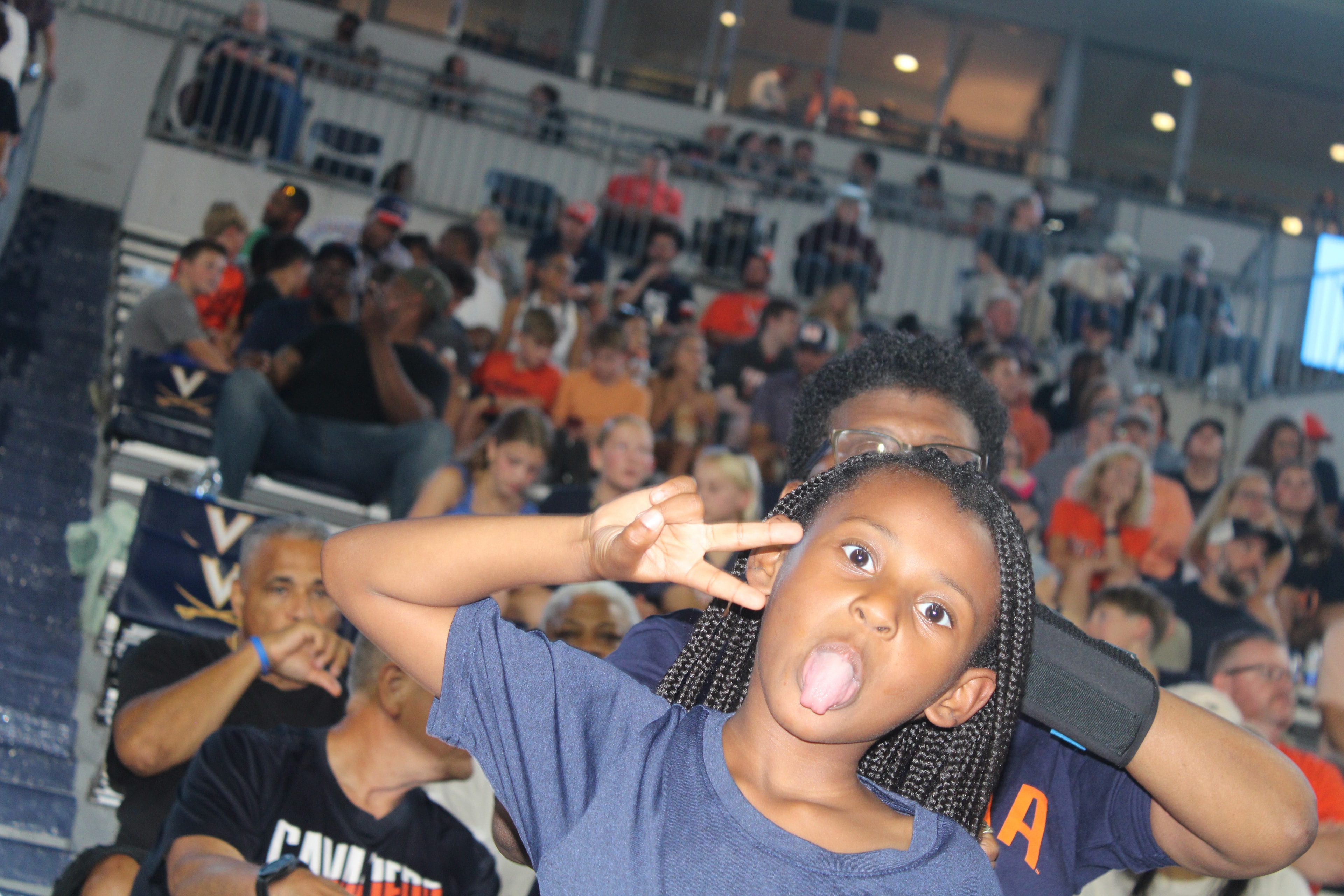 Fans at Virginia vs Norfolk State game day