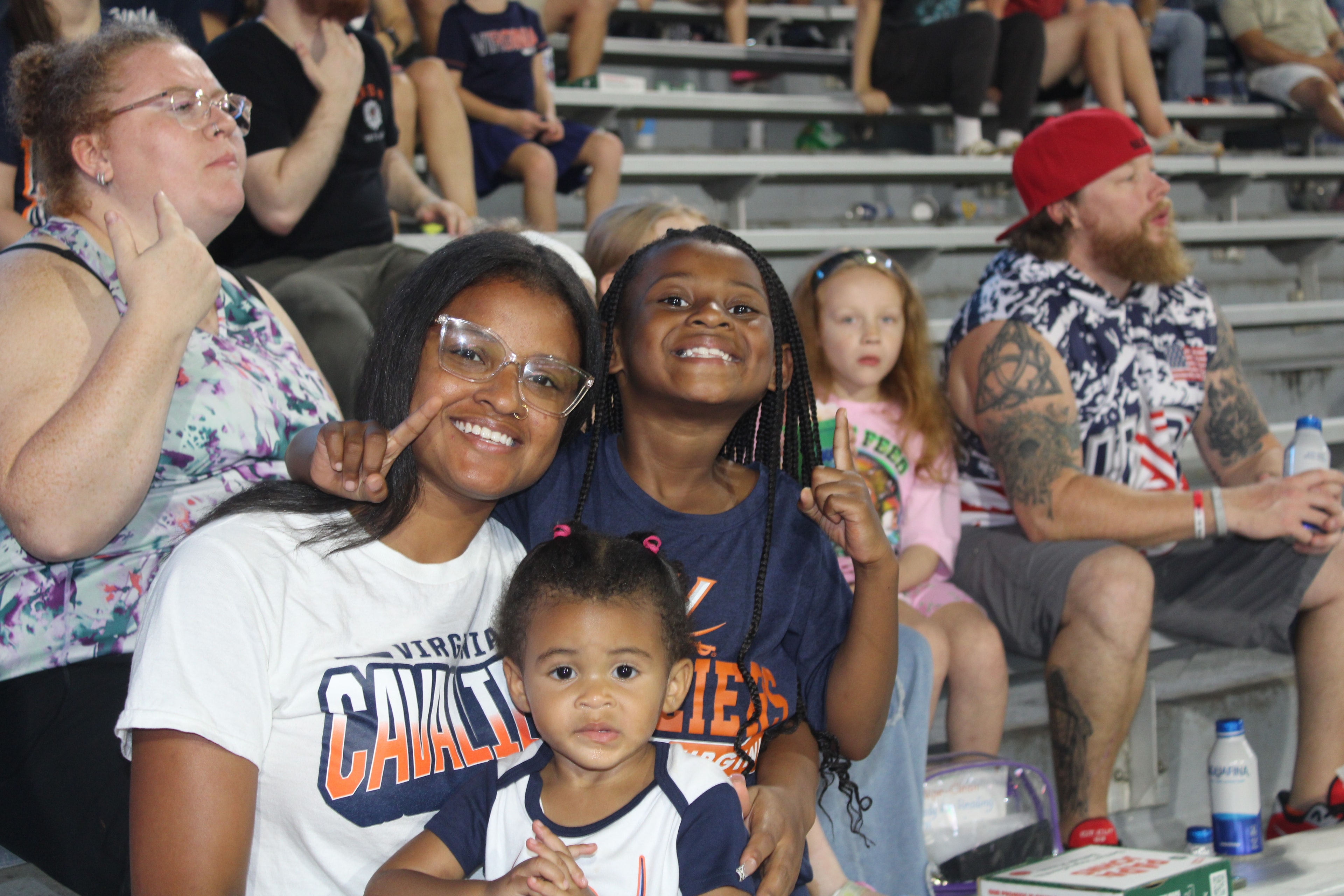 Fans at Virginia vs Norfolk State game day