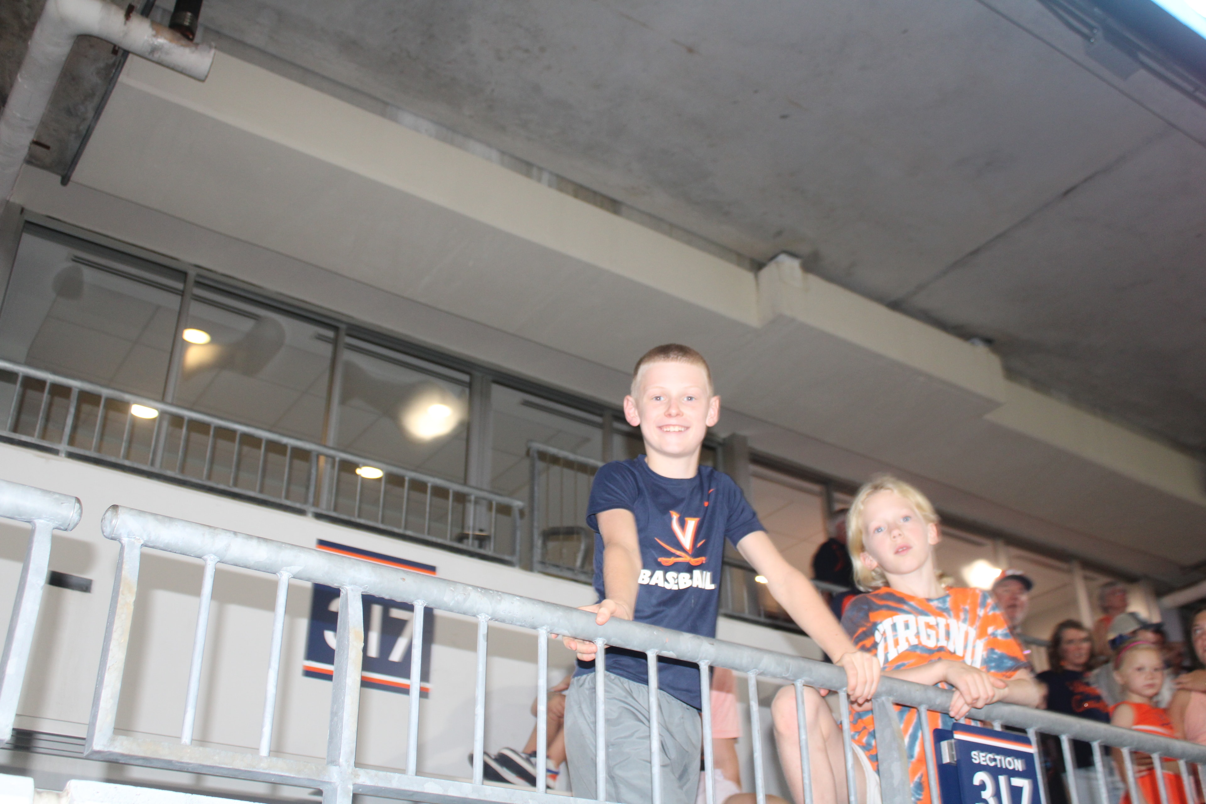 Fans at Virginia vs Norfolk State game day