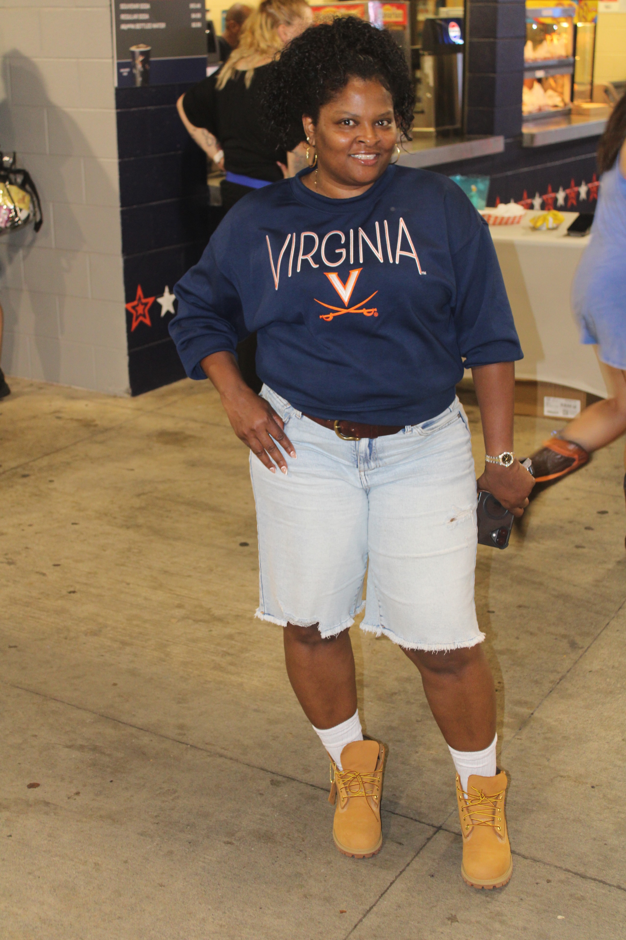 Fans at Virginia vs Norfolk State game day