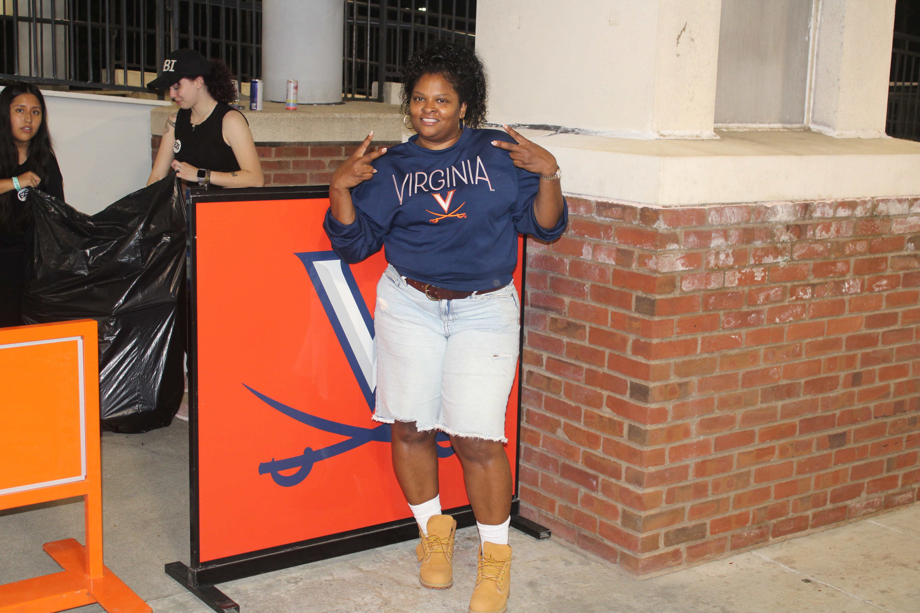 Fans at Virginia vs Norfolk State game day